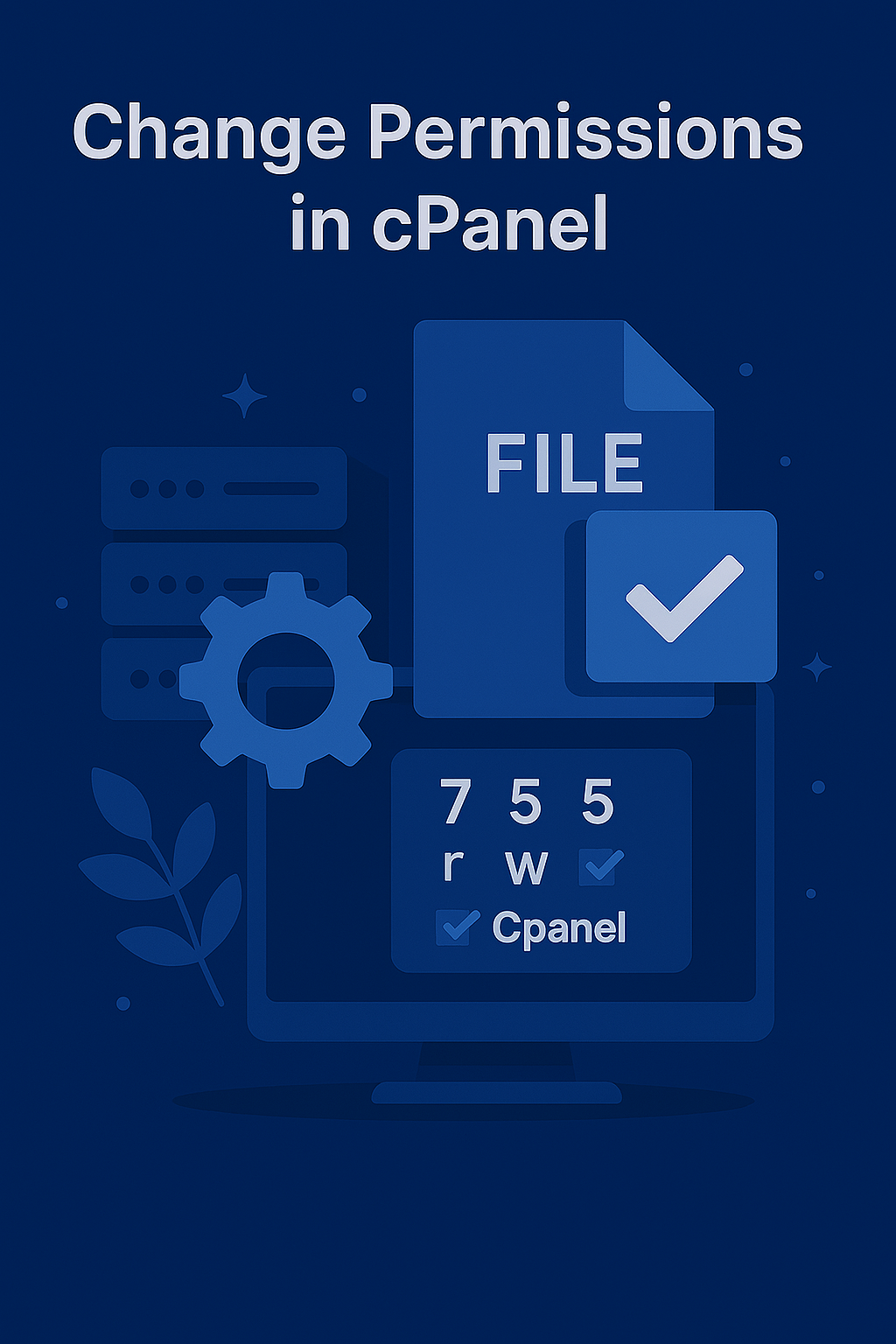 تغییر دسترسی در سی پنل