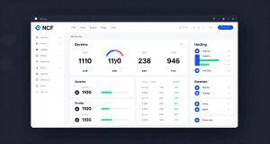 پنل مدیریت هاست اختصاصی با نمایش عملکرد و وضعیت سرور