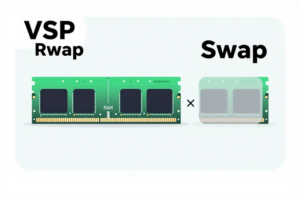 مقایسه RAM و Swap در VPS