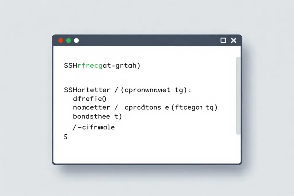 کنسول تنظیمات SSH و فایروال